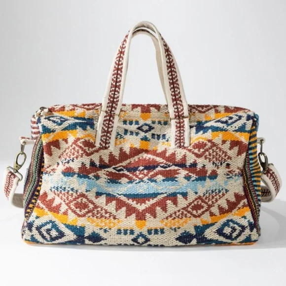 SOLD OUT Destiny Handmade Colorful Western Boho Ethnic Navajo Pattern Motif - Picture 2 of 9